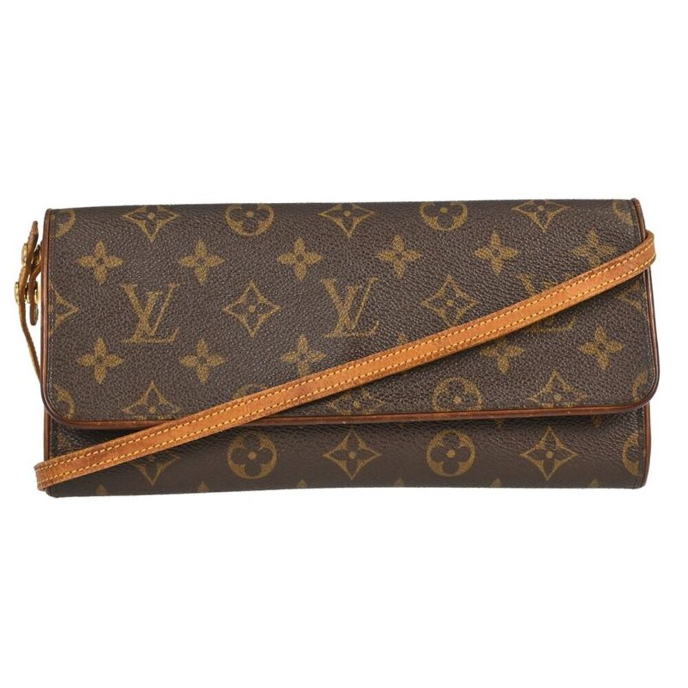 Louis Vuitton Twin Monogram Canvas Brown Canvas Handbag